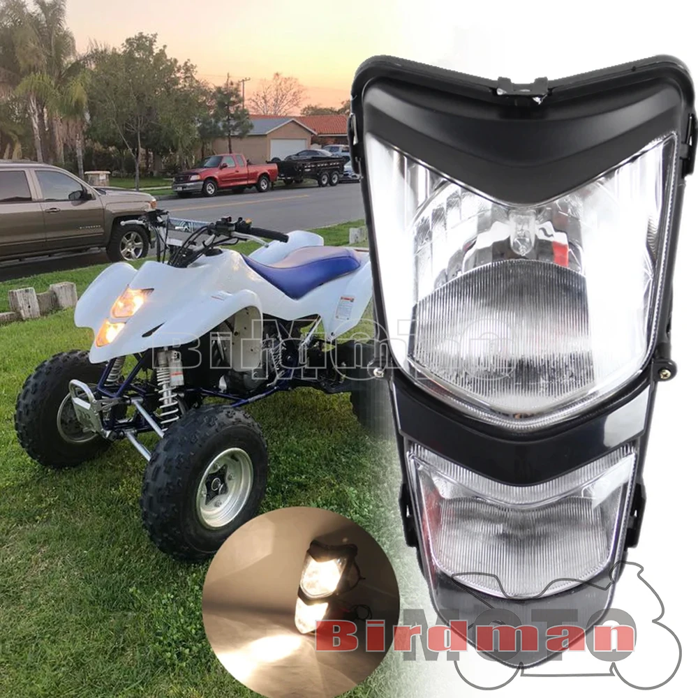 

ATV Quadsport Quadracer Headlight Headlamp Front Running Light 12V For Suzuki LTZ400 LTZ400Z 2003-2008 KAWASAKI KFX400 KSF400