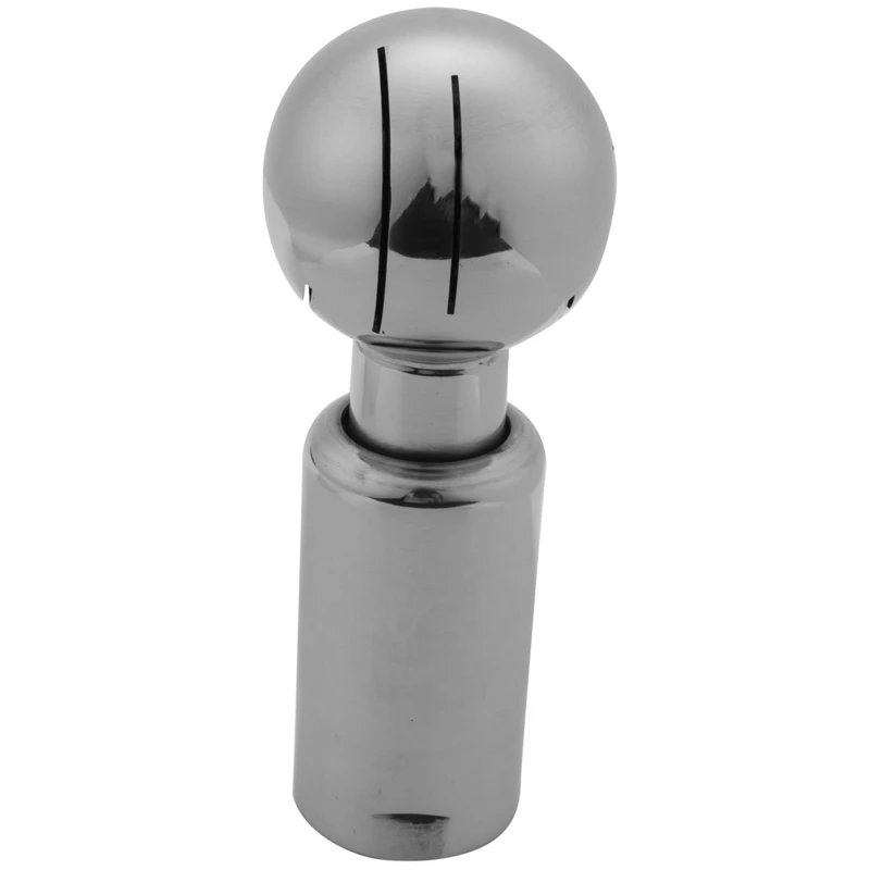 

Stainless Steel 3/4 Inch Female Thread Sanitary Stainless Rotary Spray Ball For CIP Tank Cleaning Rotary CIP Spray Ball