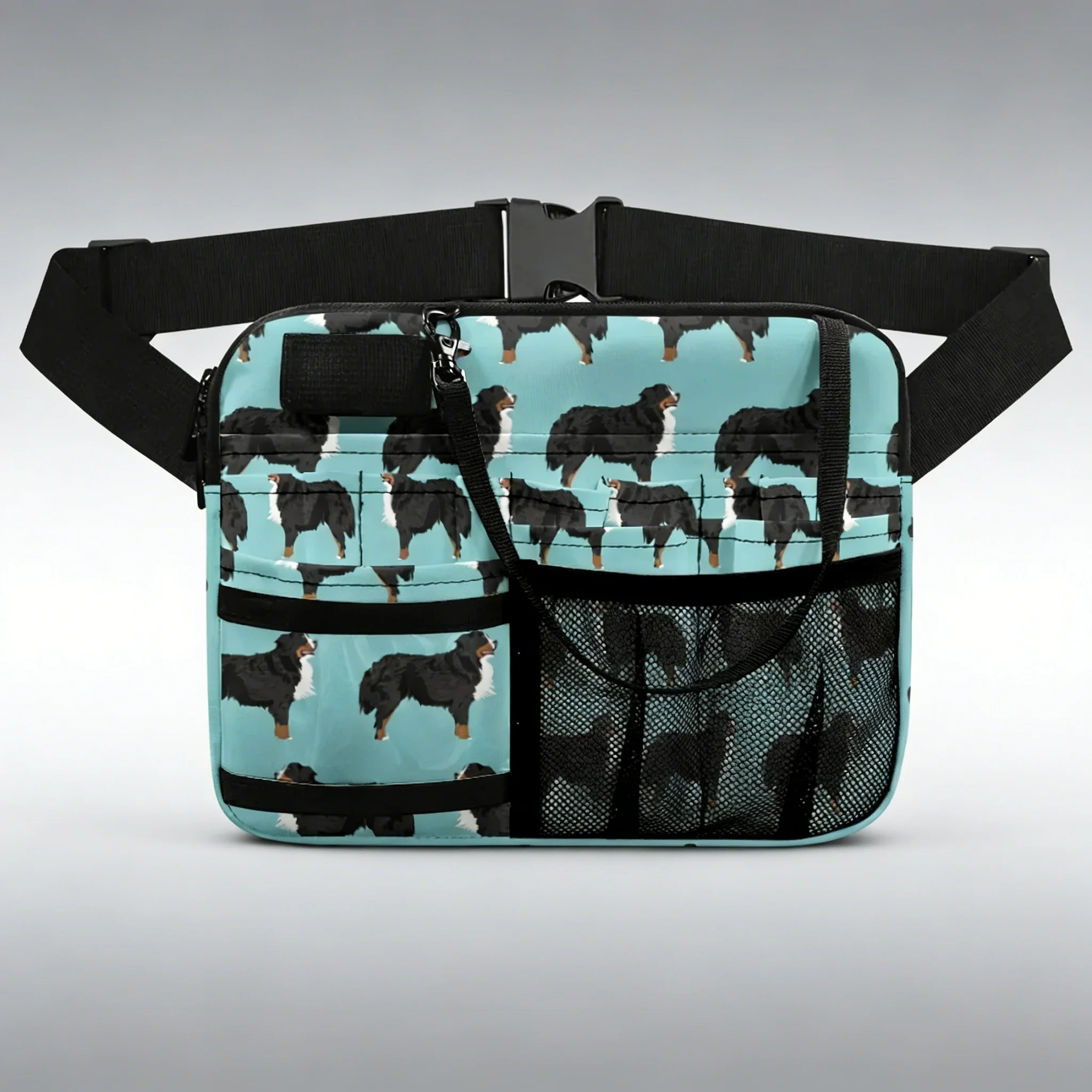 

Stethoscope Print Waist Bag, Medical Nurse Belt Bag, Multi-Pocket Organizer