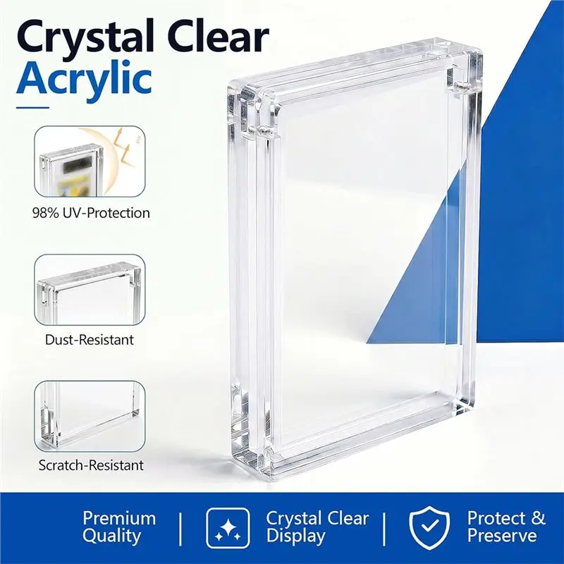 ABEZ Magnet Acrylic Graded Card Collectible Slab Acrylic Display Case For TCG Grading Card Slab Protector