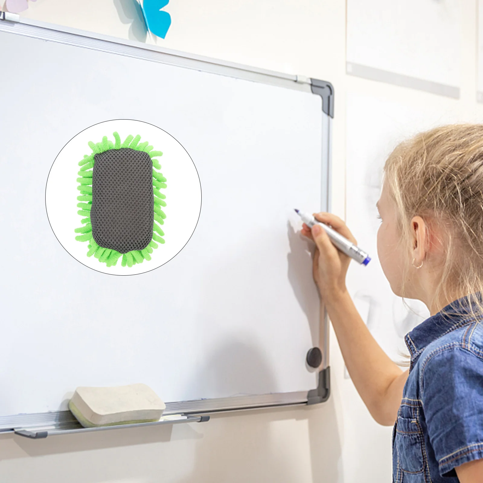 

3 Pcs Eraser Sponge Dry Chalkboard Cleaner for Whiteboard School School Board Cleaner Board Supplies Portable Washable