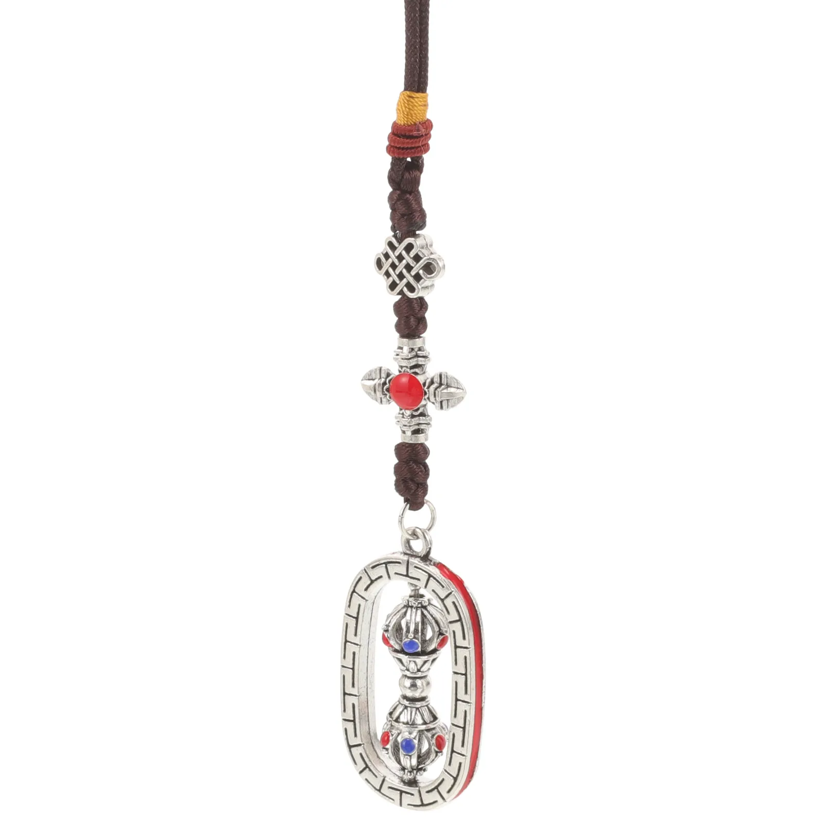 

Prayer Wheel Pendant Charm Hanging Ornament Decoration Car Accessories Interior