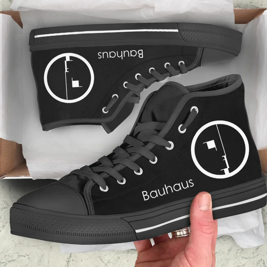 Hot Bauhaus Breathable Lightweight Fashion Leisure Sneakers Casual Board Shoes High Quality High Help Woman Man Canvas Shoes