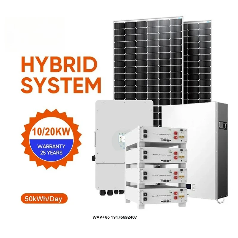Solar Energy System 8Kw 10Kw 12Kw Complete Kits Deye Single Phase Hybrid Energy Storage Inverter and Solar Panels with Battery