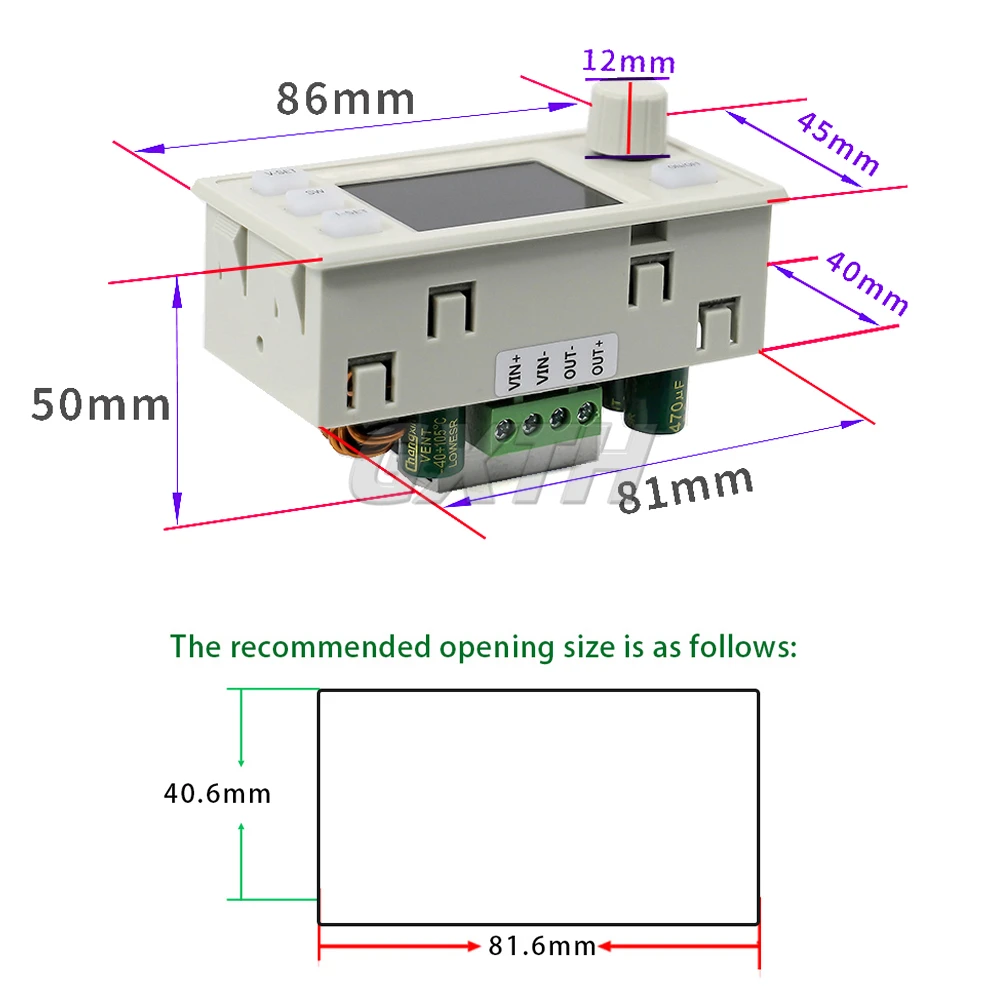 SK120X DC-DC Buck Boost Converter CC CV 6-30V 6A Power Module With WiFi 485 IR Remote Control Adjustable Regulated Power Supply