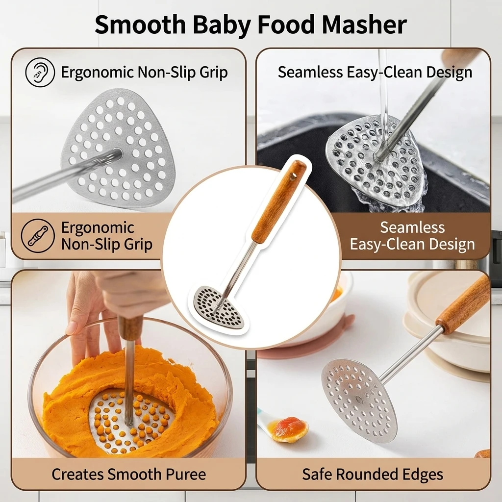 Prensa manual para puré de pat - Baby Food With Sweet Potato reseña y precio