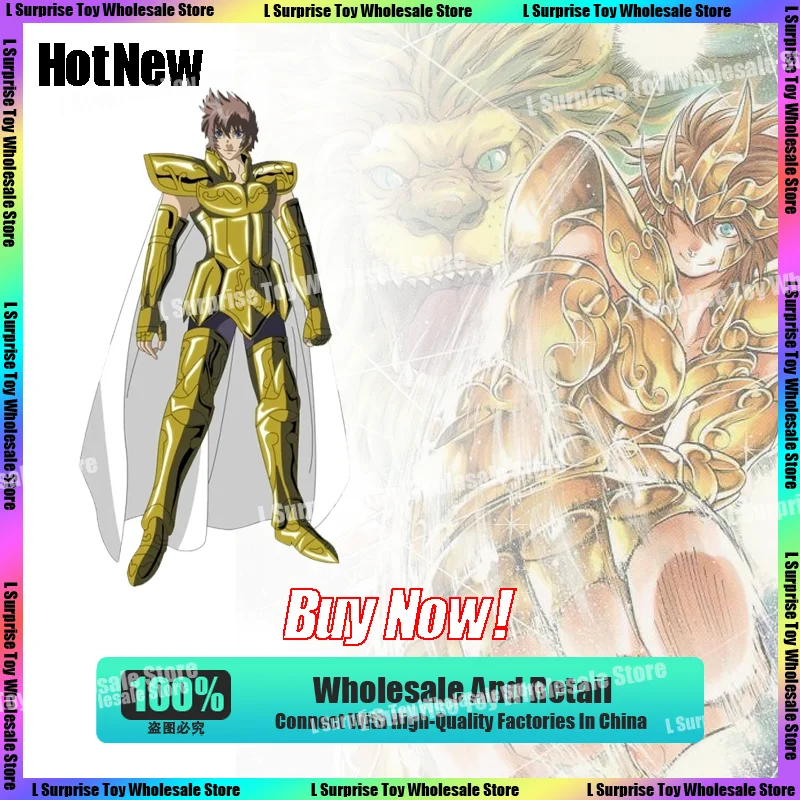 ST Model Saint Seiya Myth Cloth EX Leo Regulus LC The Lost Canvas Gold Saint Knights of the Zodiac Saint Action Figure Model Toy