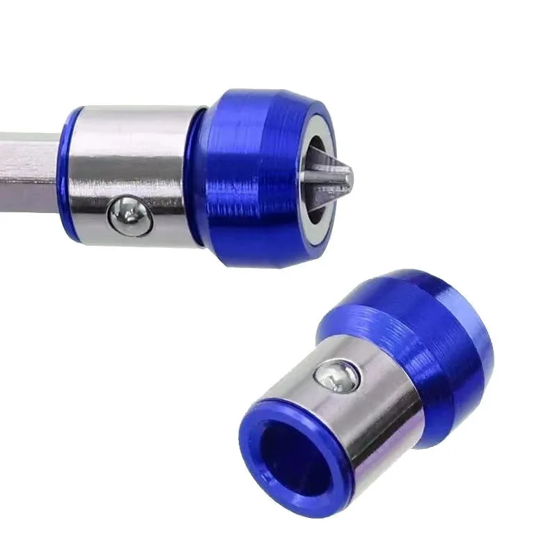 10pcs Magnetic Bit Magnetizer Tool Aluminum Alloy Screwdriver Head Magnetizer for Bits & Driver Tips