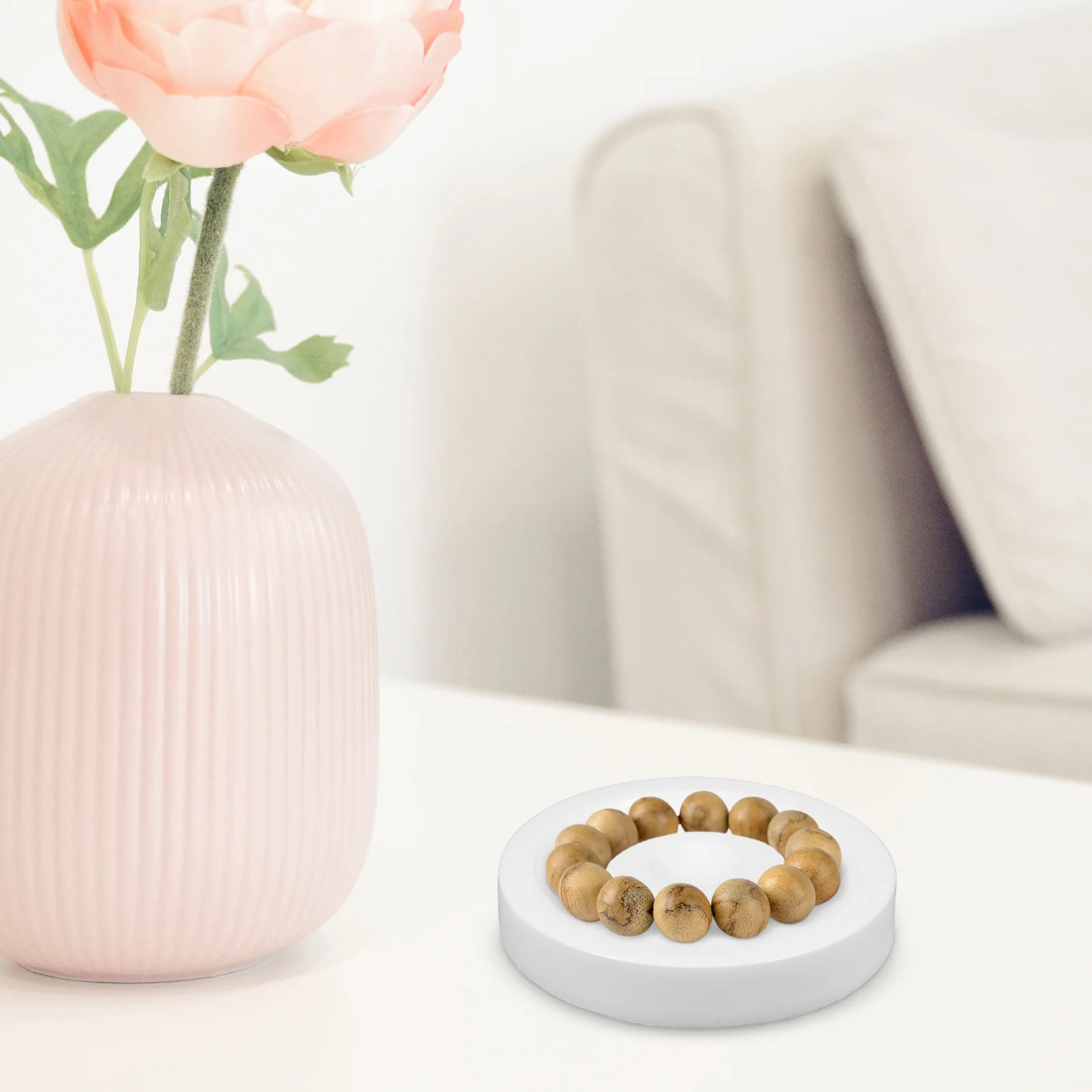 

Bracelet Holder Display Small Jewelry Organizer Tray Stand for Bracelets Necklaces Watches Dresser Storage Jewelry Stand