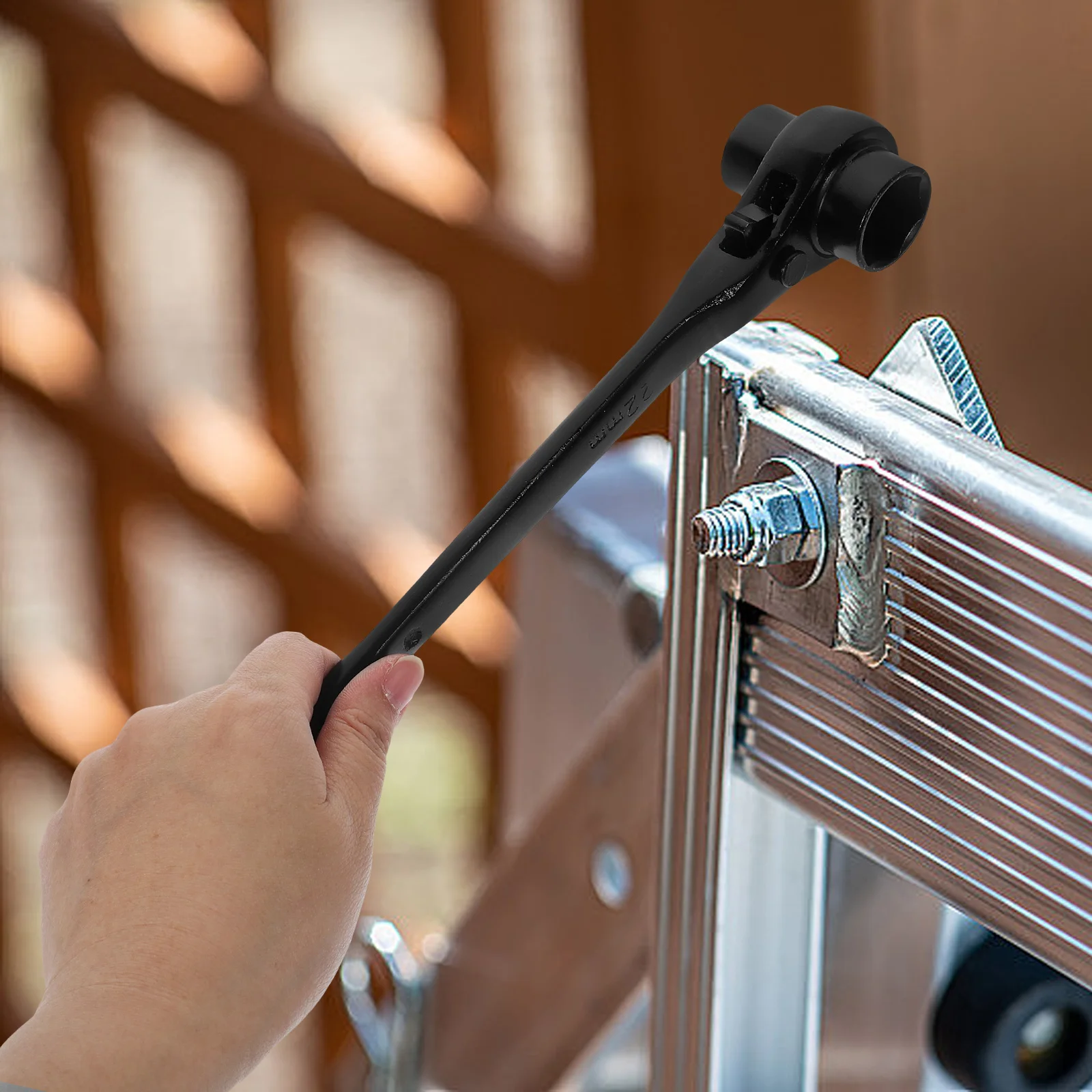 

Ratchet Wrench 21Mm Ratchet Spanner 21Mm Chrome Vanadium Steel Ergonomic Handle Scaffold Tool Spanner 19-21Mm