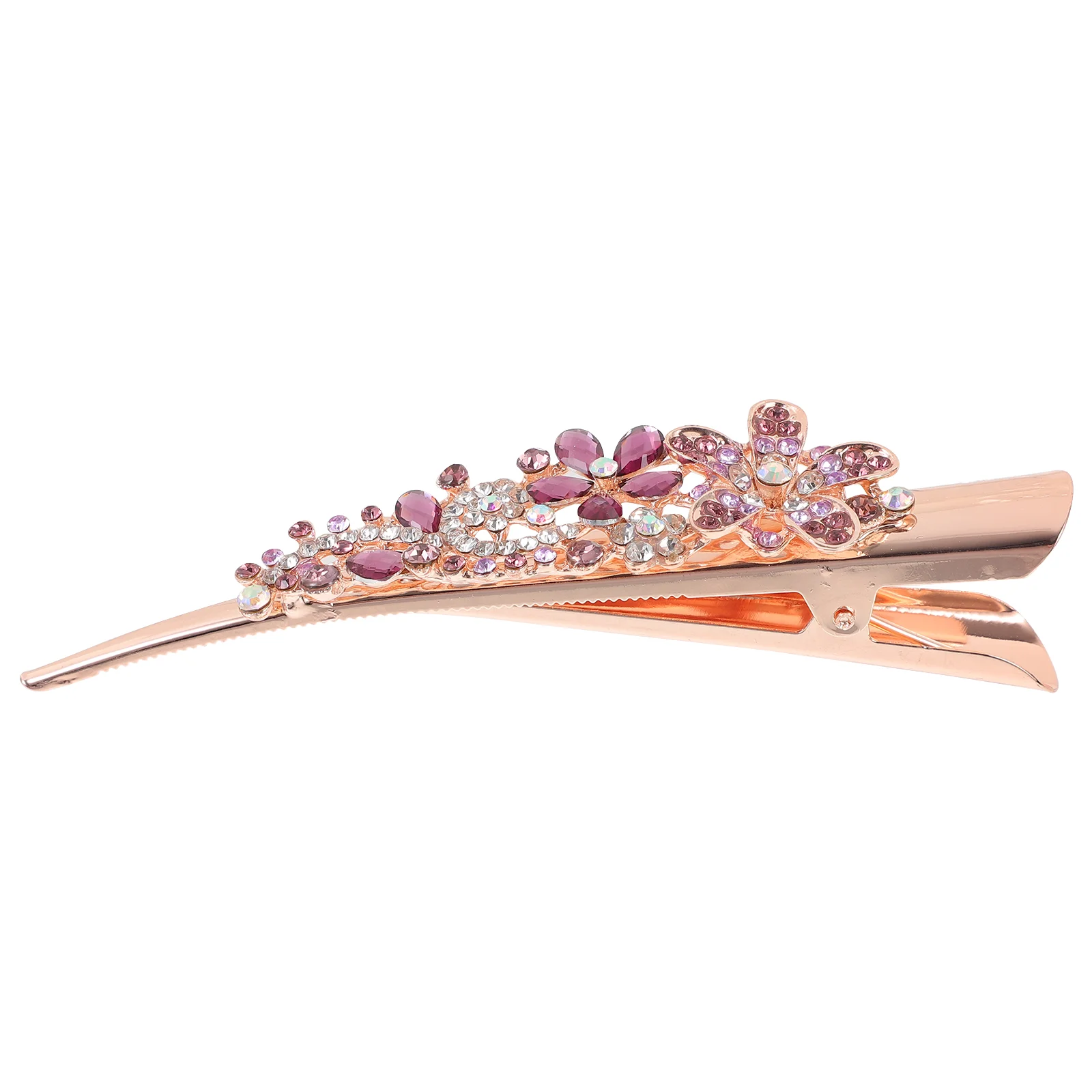 

Rhinestone Bobby Pins Horn Clip Decor Sharp Mouth Women Hair Accessories for Clips Girls