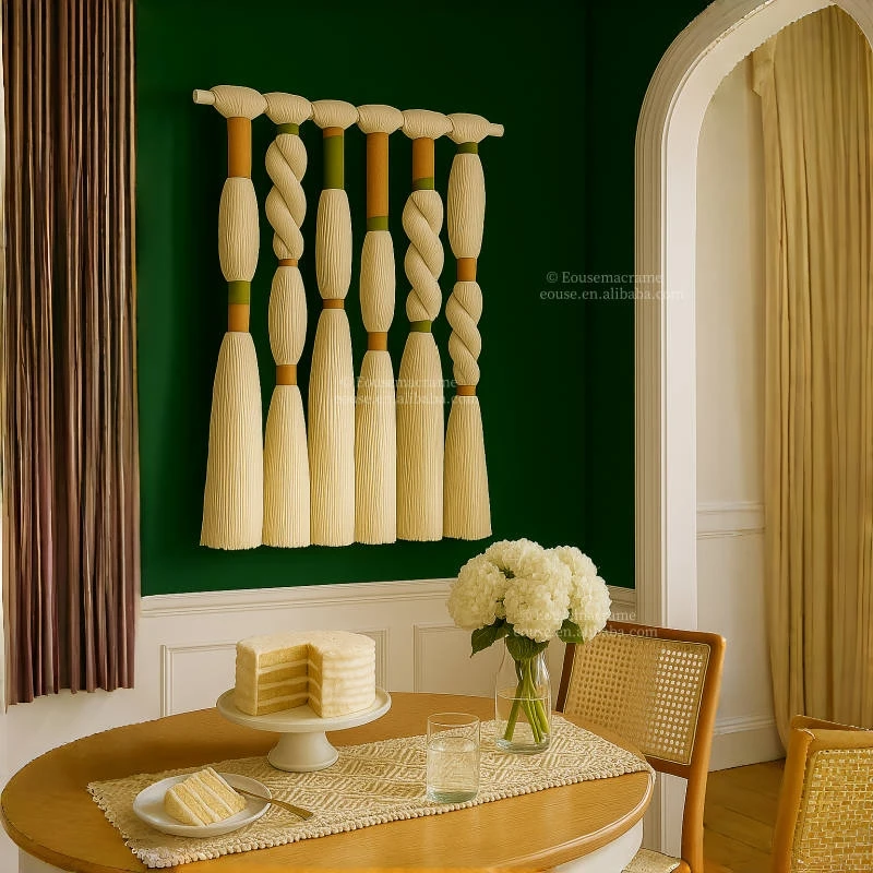 

INS Hot Wall Decorations for Home Macrame Wall Modern Elegant Bohemian Macrame Decor Backdrop for Hotel Home Party kitchen