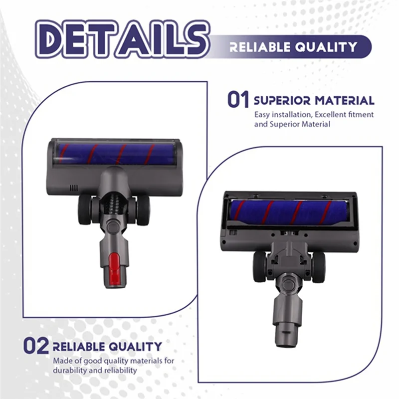 KEOL-электрическая насадка для щетки для пола для Dyson V7 V8 V10 V11 V15, насадки для насадки для паркетного пола с зелеными светодиодными лампами