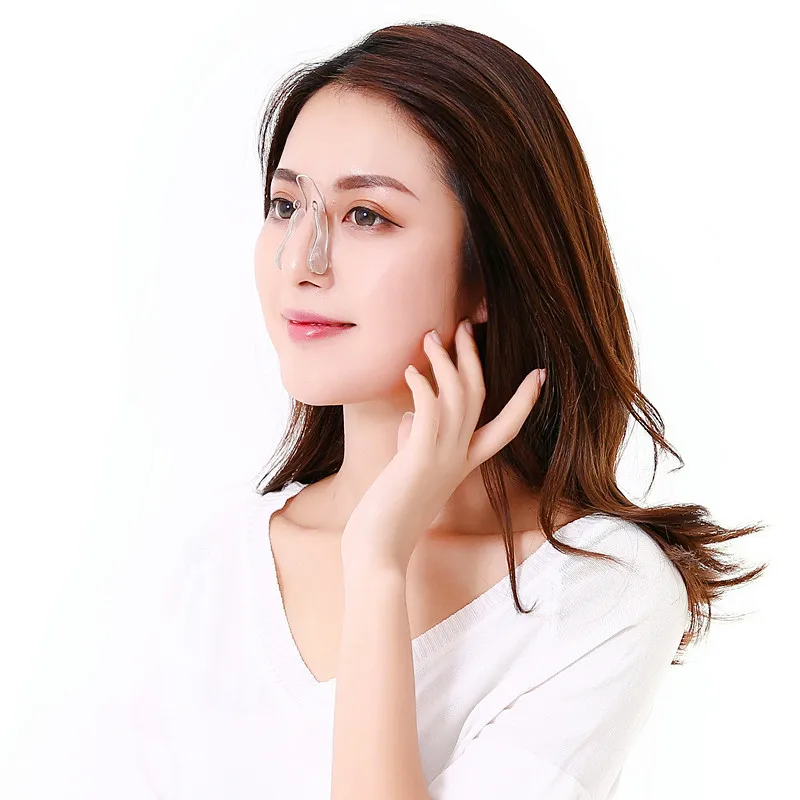 2 unids/caja moldeador de nariz máquina moldeadora de nariz puente de elevación alisado Clip de nariz Estiramiento Facial Clip Corrector Facial