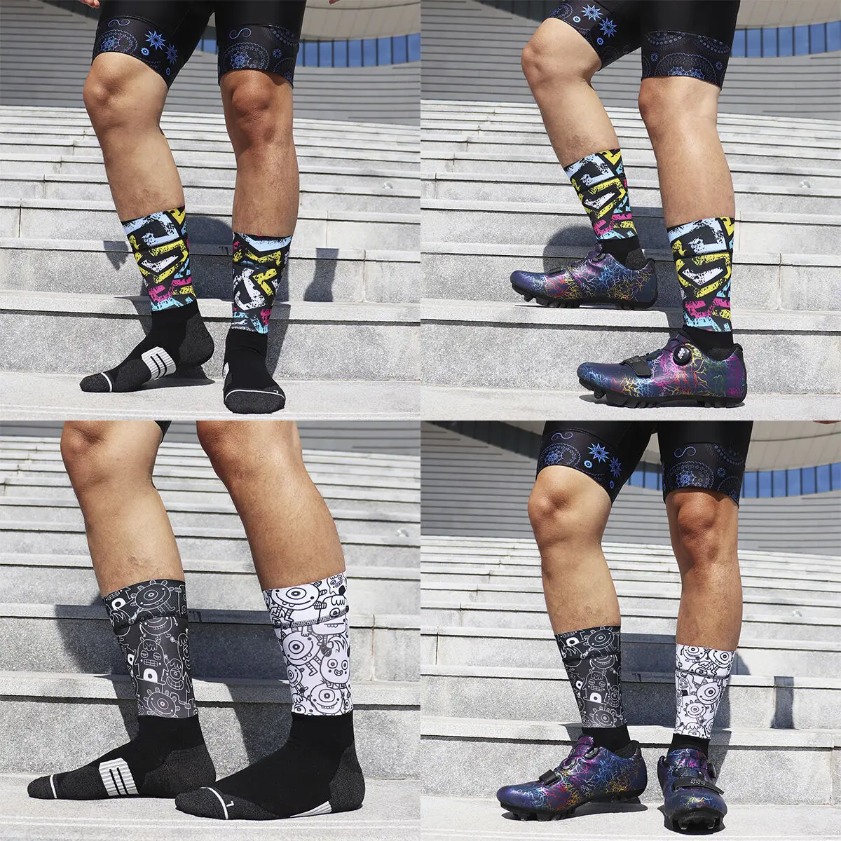 Compression 2024 Sport Socks Anti Bicycle Bike Slip Sock Professional Men And Women Street Sports Socks Racing Cycling Socks