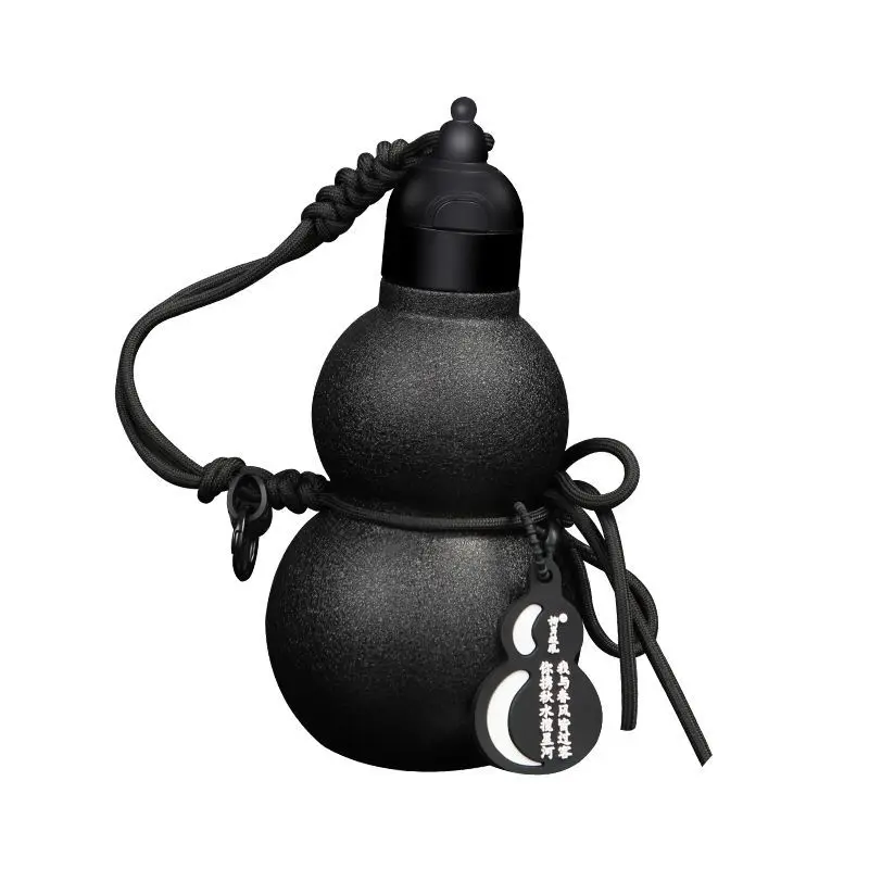 AliExpress NONE 316 Stainless Steel Gourd Water Bottle 580ml Insulated Metal Bottle with Adjustable Strap  Leak-Proof for Travel/Sports/Cycling