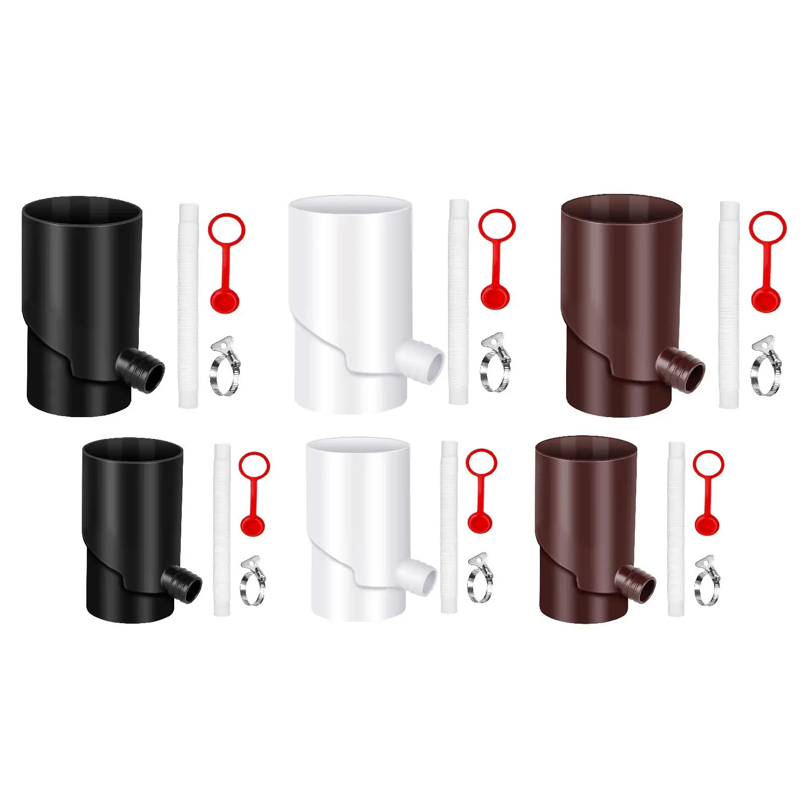 

Rainwater Collection System Rain Collector Downspout Diverter Raindrop Collection Rain Diverter for Landscape Watering Yard Lawn