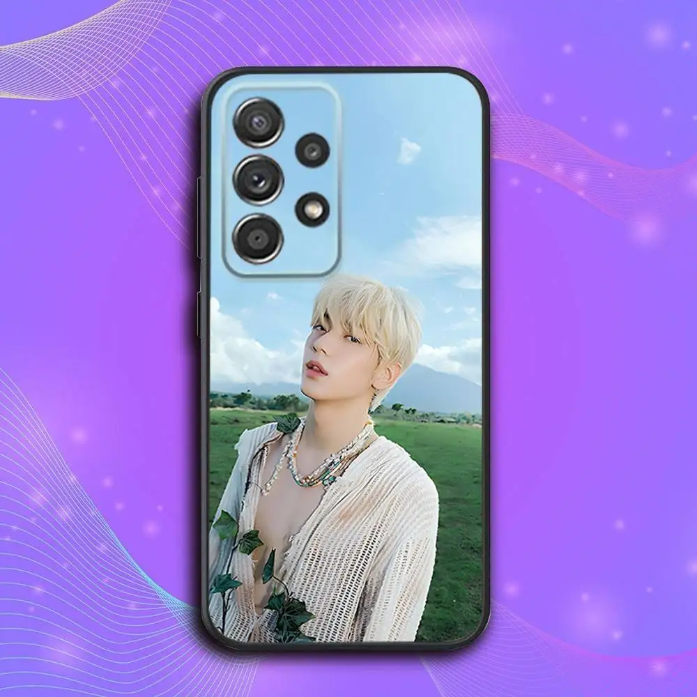 حافظة هاتف C-Choi Magic Soobin Singer لهاتف سامسونج S 25,24,23,22,30,21,10,9,Ultra,Plus,Lite,FE,4,5G حافظة سوداء ناعمة