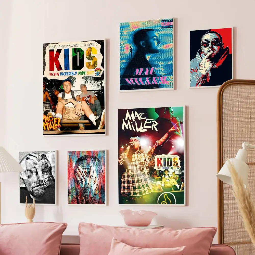 Singer M-Mac Circles Miller Classic Vintage Posters Decoracion Painting Wall Art White Kraft Paper Kawaii Room Decor