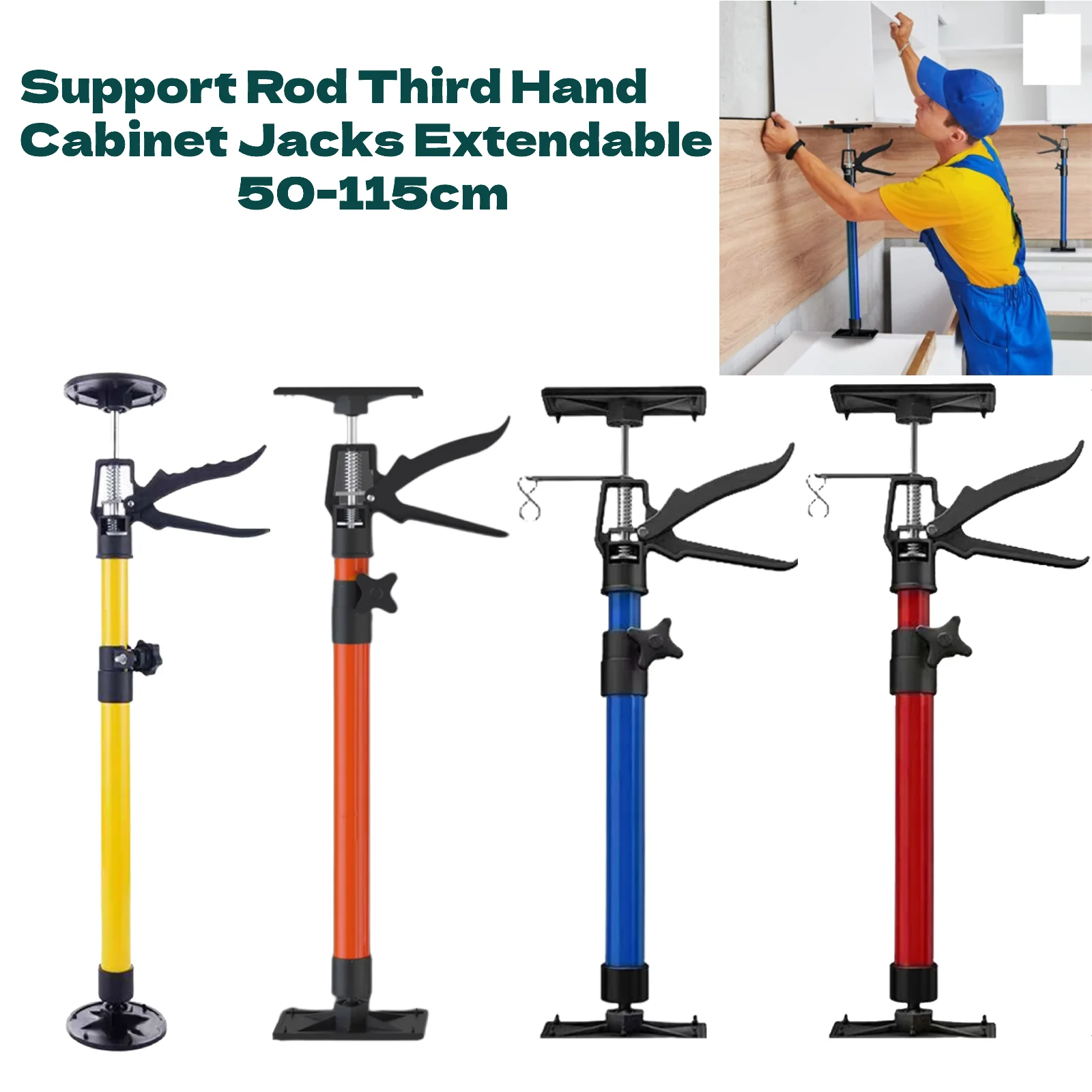 Jack Labor-Saving Bracket Divine Tool Woodworking Gypsum Board Adjustable Lifting Device Telescopic Ceiling Installation Bracket