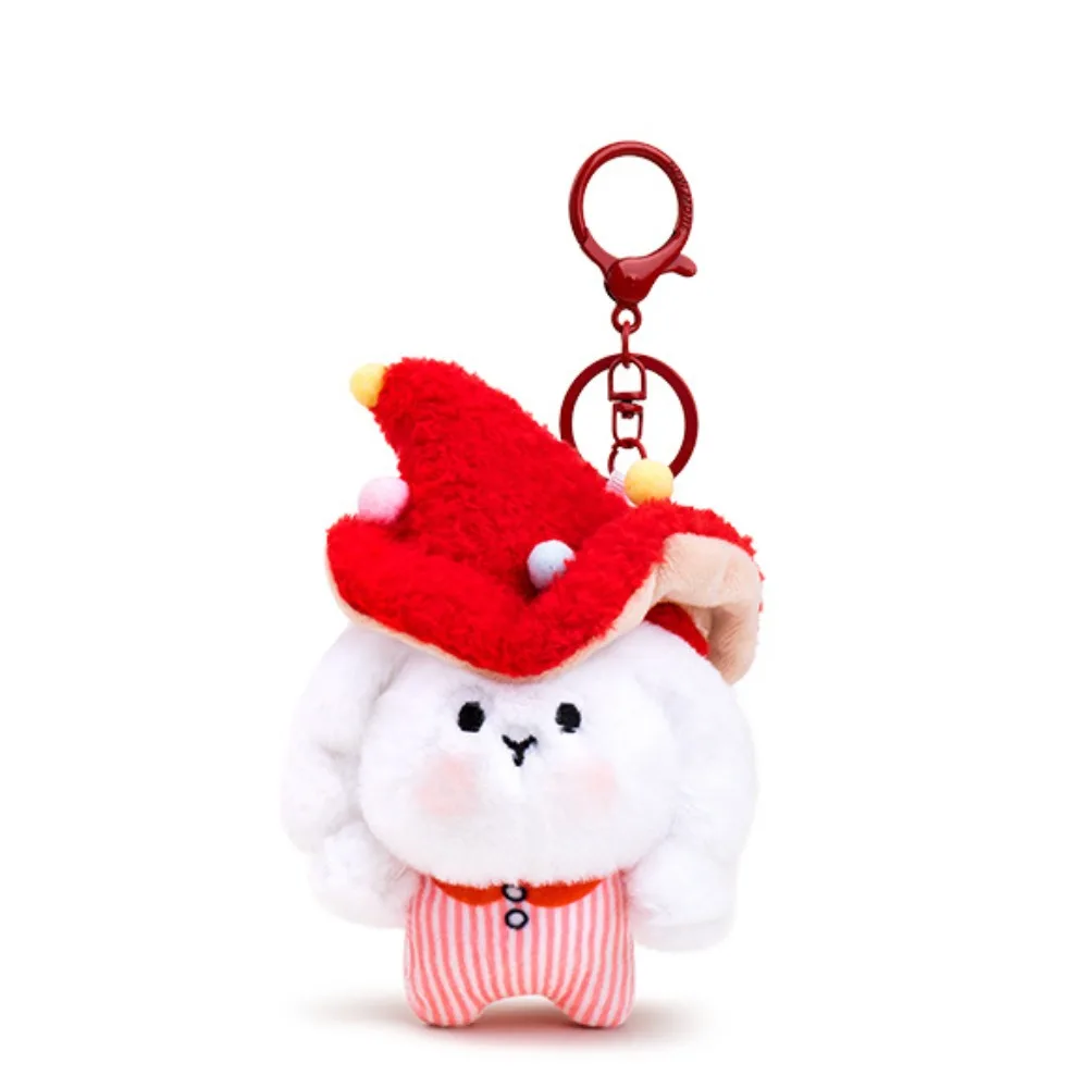 

PP Cotton Mushroom Rabbit Elf Charm Fluffy Collection Mushroom Bag Pendant Comfortable Hanging Ornaments Rabbit Elf Keychain