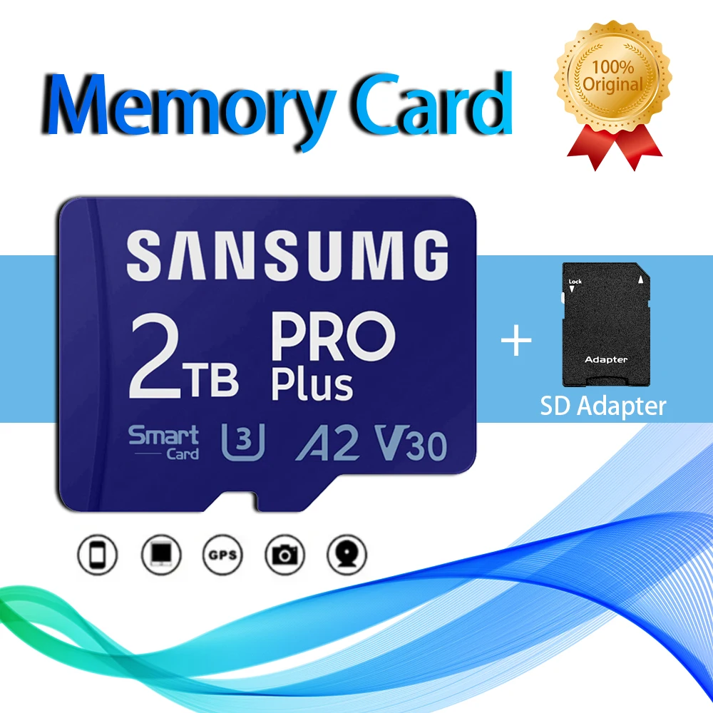 Original SANSUMG 1TB Micro TF Card Mini Memoria SD Memory Card 128GB 512GB For Smartphone Nintendo Switch Video Card SD Card 2TB