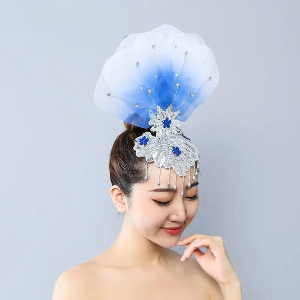 멀티 스타일 댄스 헤어피스 - 양코 & 클래식 퍼포먼스 액세서리 모던/스퀘어 댄스 볼룸 주얼리용 꽃