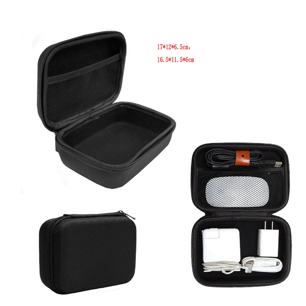 

Portable EVA Storage Box Digital Accessories ganizer Durable Compact Electronics Case Protect USB Cables