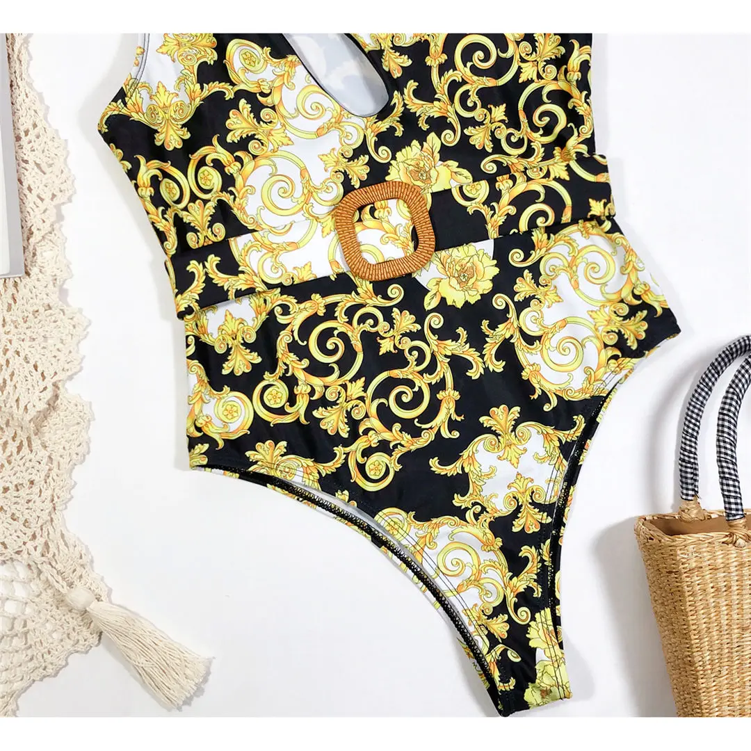 2026 Neuer Sexy One-Shoulder-Badeanzug mit Print und Polsterung, Damen-Bademode, Monokini, Badeanzug, Badebekleidung, Damen-Badeanzug V2034 – Detail 18
