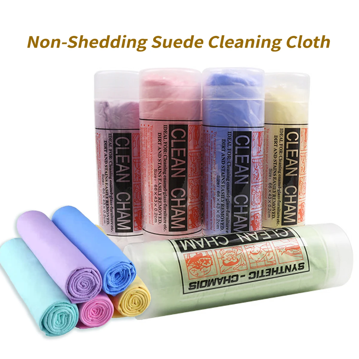 Chamois Towel Super Absorbent Lint-Free Suede Towel PVA Car Wash Towel Hair Drying Deerskin Towels Scratch-Free Reusable Wholesa
