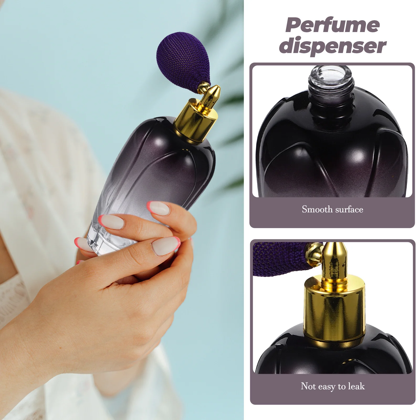 130 ミリリットル香水サブパッケージボトルガラス容器耐久性のある詰め替え可能な旅行用エッセンシャルオイルトナー収納ギフト空ボトル