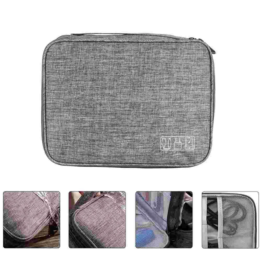 

Digital Storage Bag Case for Cables and Chargers Hard Dustproof Earphone Cords Data Wear-resistant USB Travel