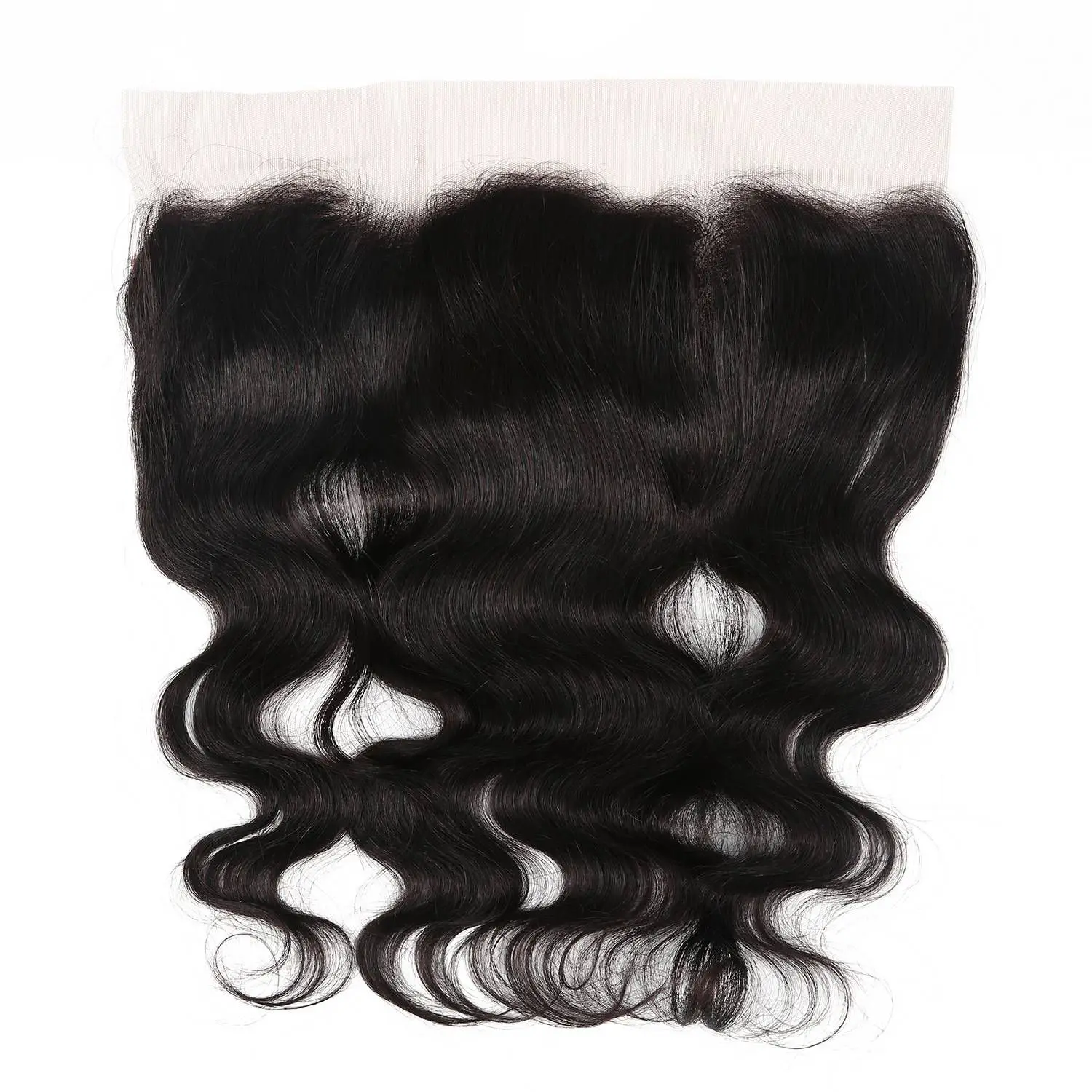 Black Front Lace Hair Block Free Part Ear to Ear 14 Inch Lace Closed Wave Full Lace Front Closure