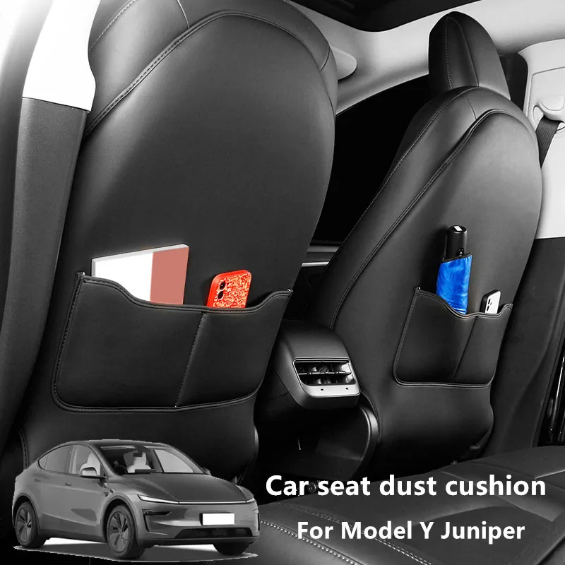 Suitable for Tesla Model Y Juniper Seat Kick Pad, Rear Seat Back Guard, All Inclusive Accessories
