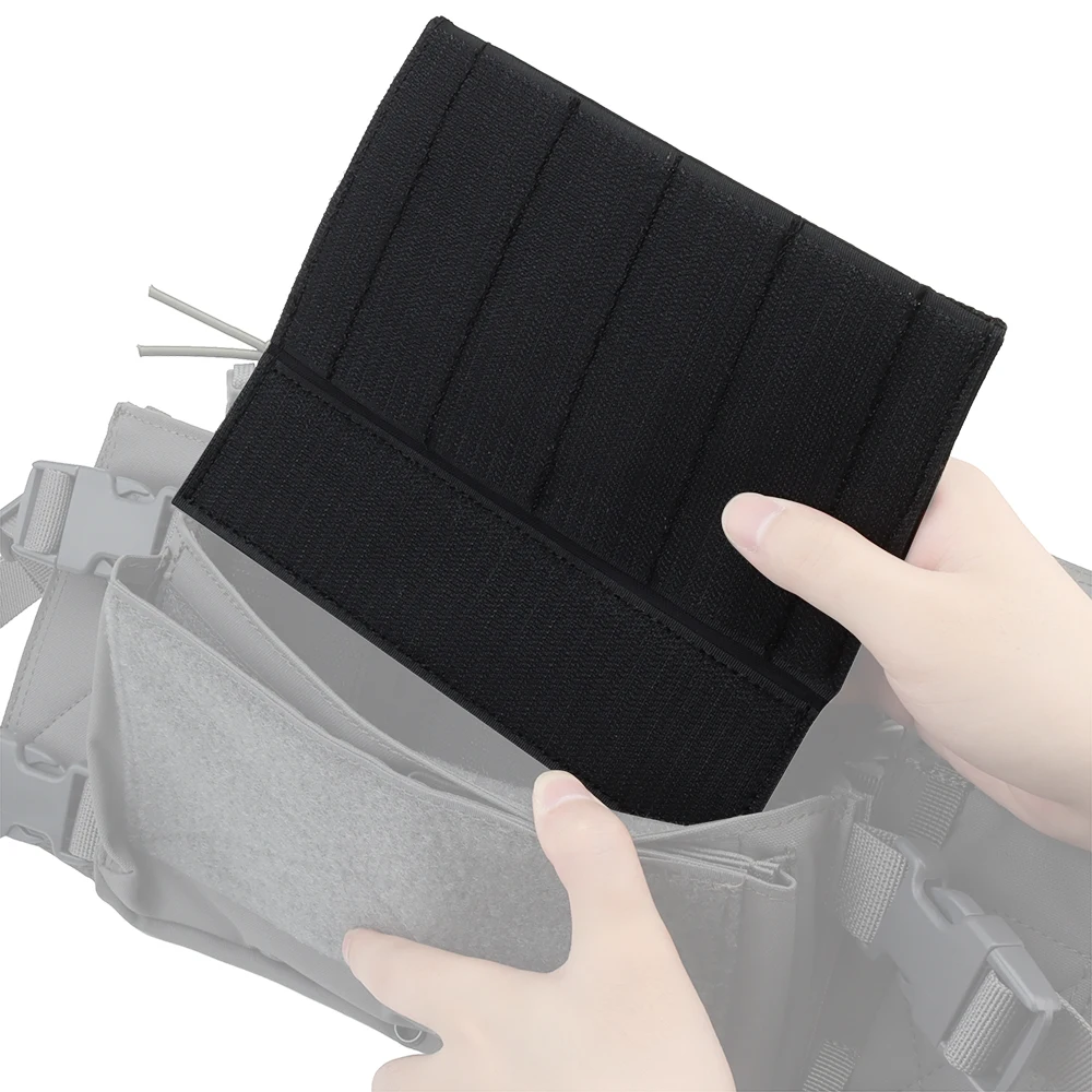 Adesivo tattico con gancio magico Pannello MOLLE con patta completa per accessori di espansione per gilet da caccia softair MK3 MK4