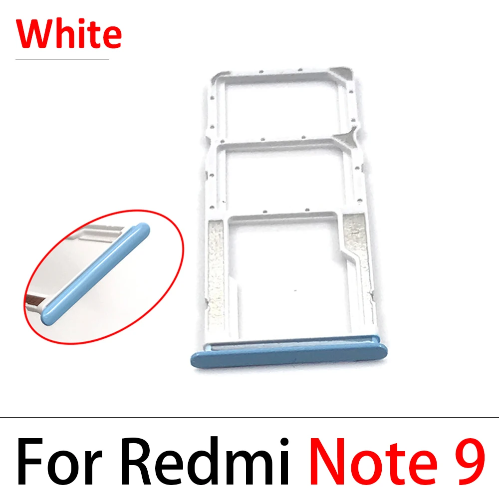 80Pcs，SIM Card Slot SD Card Tray Holder Adapter For Xiaomi Redmi Note 6 7 9 11 Pro Plus 9S 8 10S 10 12 5G 11 4G 11S