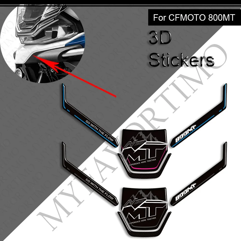 دراجة نارية ل CFMOTO 800MT CFMOTO 800 MT 800MT ثلاثية الأبعاد ملصقات الغاز الوقود النفط عدة الركبة خزان بطانة حماية السيطرة