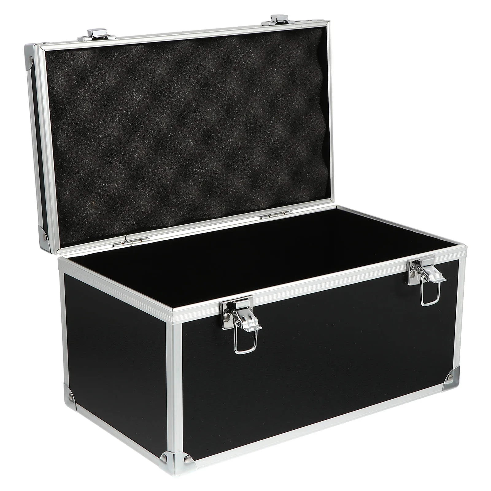 

Aluminum Toolbox Black 29x16x15mm Durable Portable Tool Case Multifunction Storage Case Storage Parts Hand Hard Metal Box