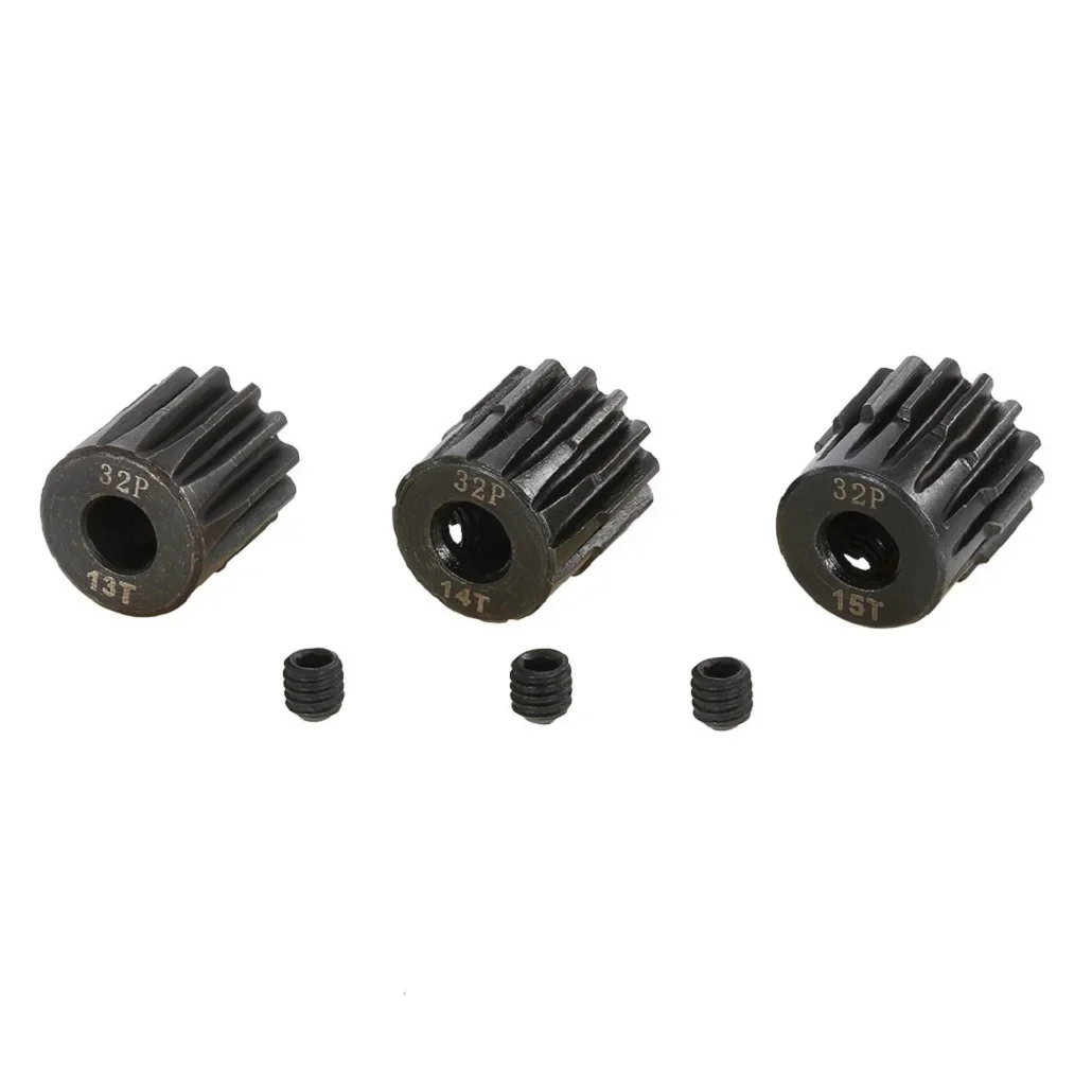 32DP 5mm 13T 14T 15T 16T 17T 18T 19T 20T 21T Pinhão de aço preto Engrenagem do motor para 1/8 1/10 RC Car Wltoys HSP Traxxas Tamiya HSP