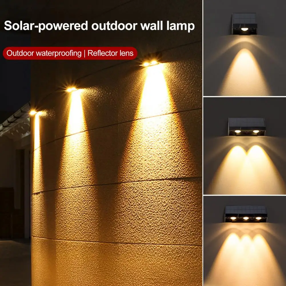 Solar Fence Lights Outdoor Solar Wall Lights Solar Fence Light Outdoor Waterproof Rgb Wall Washer Lamp Garden Patio Yard Stair