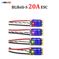 HAKRC BLS 20A S20A BLHeli-S Dshot150/300/600 2-5S Brushless speed ESC Built-in RGB LED for FPV Racing Freestyle Drone DIY