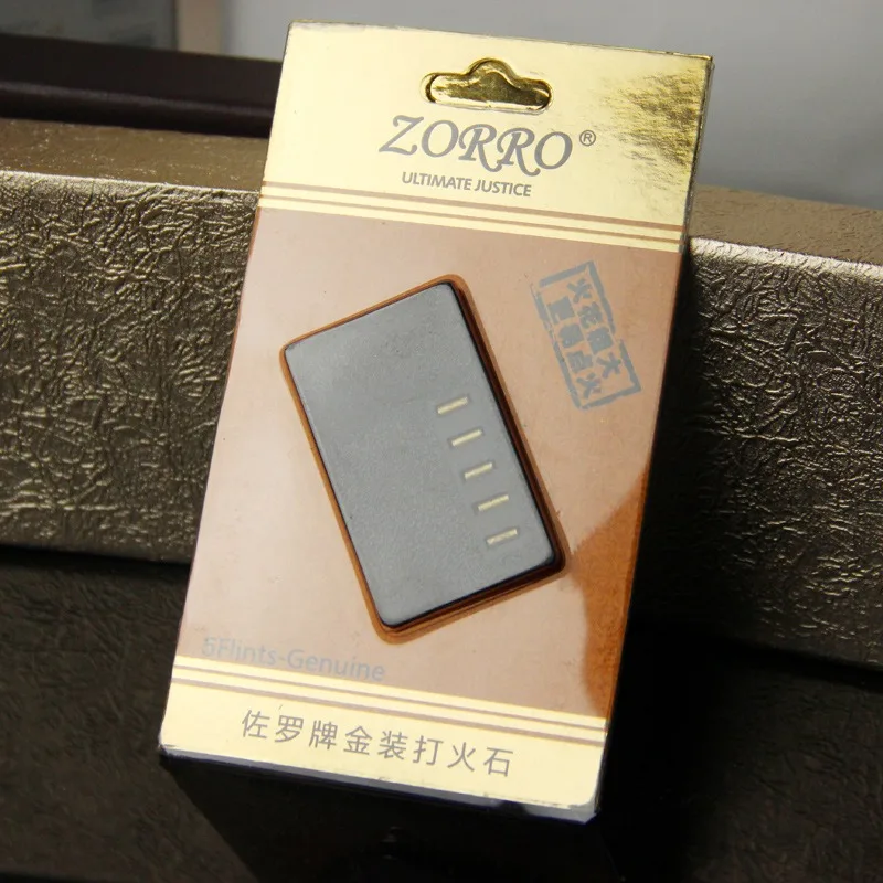 ZORRO Flints, Original Accessories for Cotton Wick Lighters, High-quality Packed Flints, Cigarette Accessories