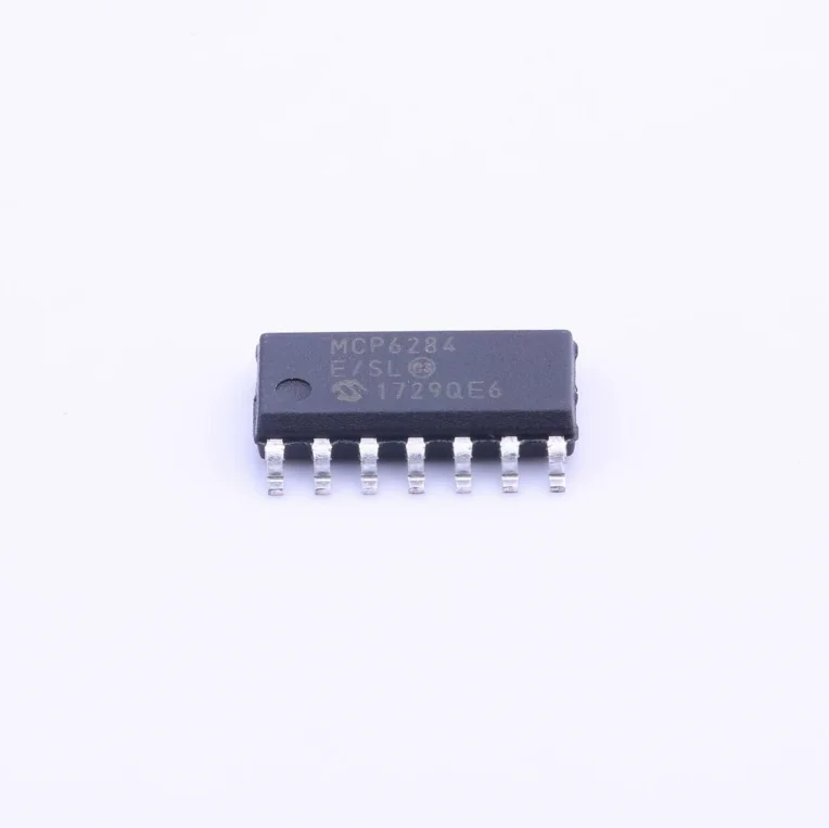 5-100pcs  MCP6284-E/SL MCP6284T-E/SL MCP6284 SOIC14 Operational Amplifier Quad 4 Amplifier 100%New And Original