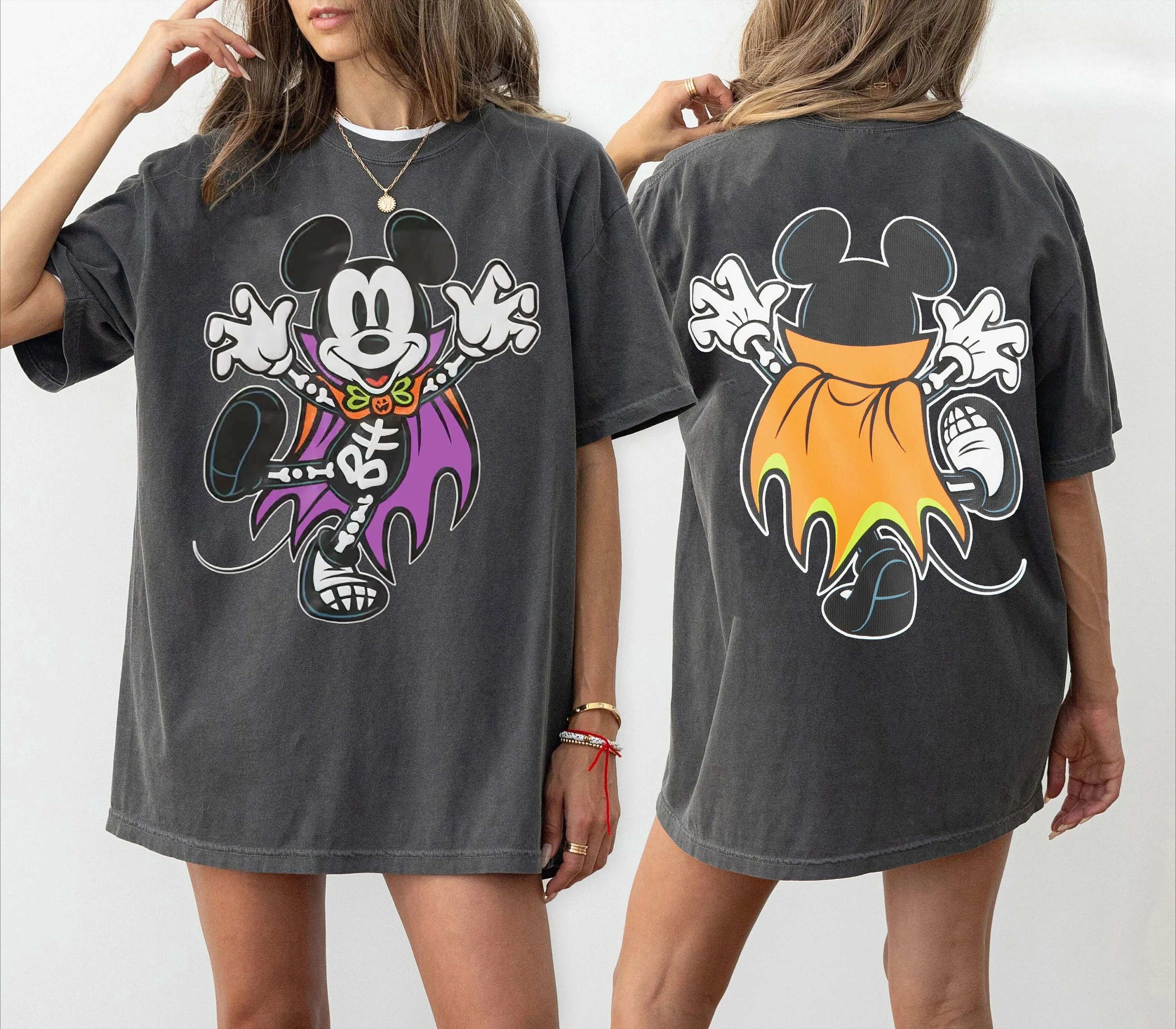 

Комфортная цветная рубашка Disney Scary Mickey Mouse Футболка с призраком Микки Рубашка на Хэллоуин Disney Рубашка для семейного путешествия на Хэллоуин Disney