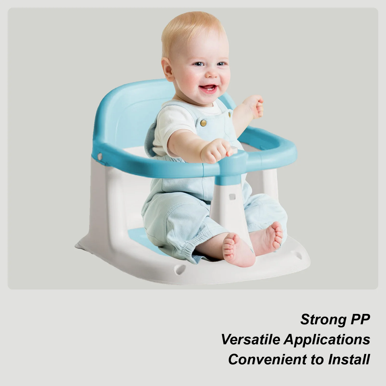 

Сиденье для ванны для ребенка, детское сиденье для ванны, присоски, компактное кресло для мальчиков 6-24 месяцев, гостиная, дом, отели, отпуск