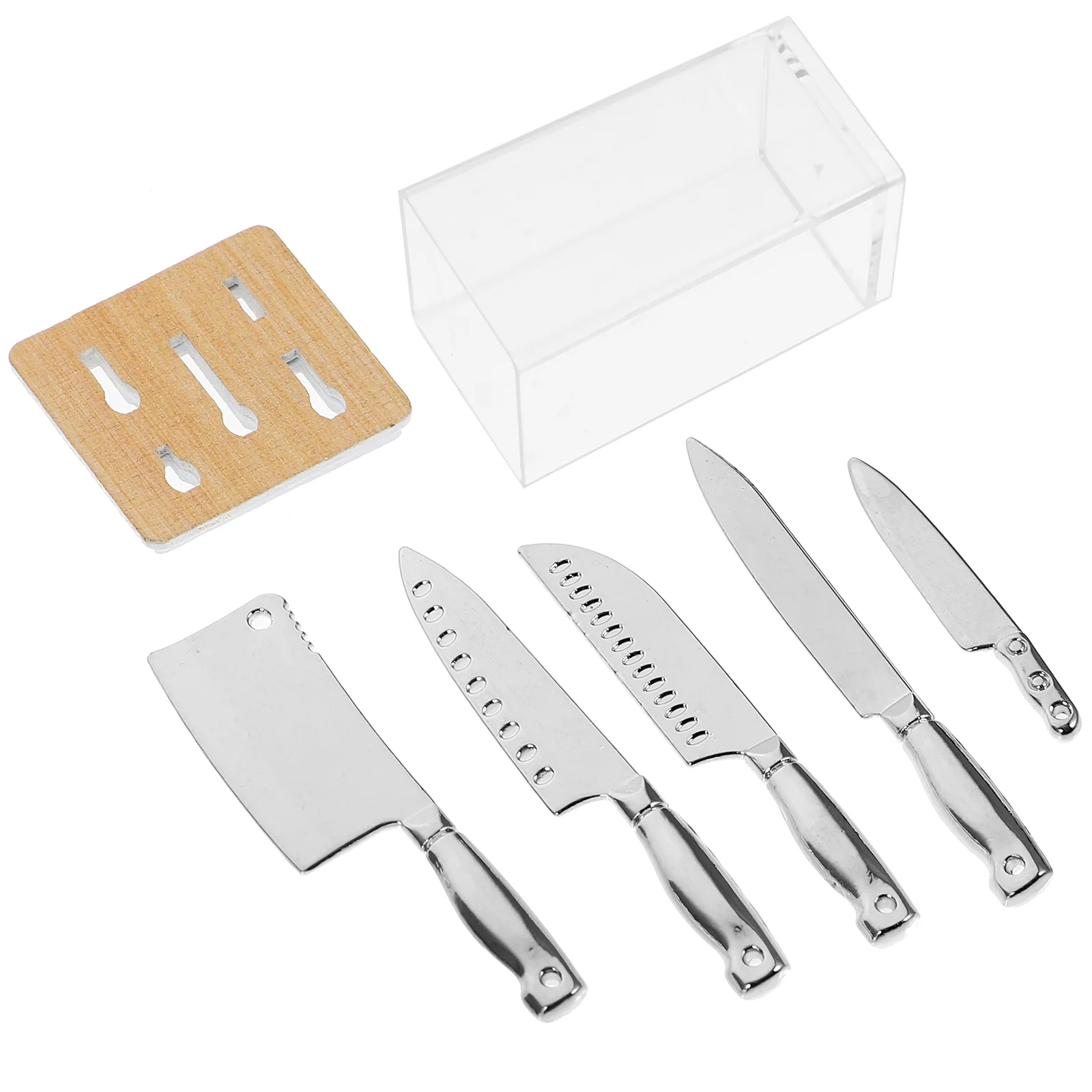 1 Set of Simulated Miniature Craft Adorable Mini Kitchen Decorative Miniature Craft Decor accessory