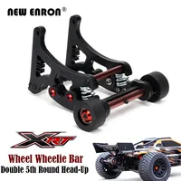 Double 5th Round Wheel Nylon Wheelie Bar Set Spring Head-Up Tumbling for RC Car Part 1/6 Traxxas XRT 78086-4 8S X-TRUCK Upgrade