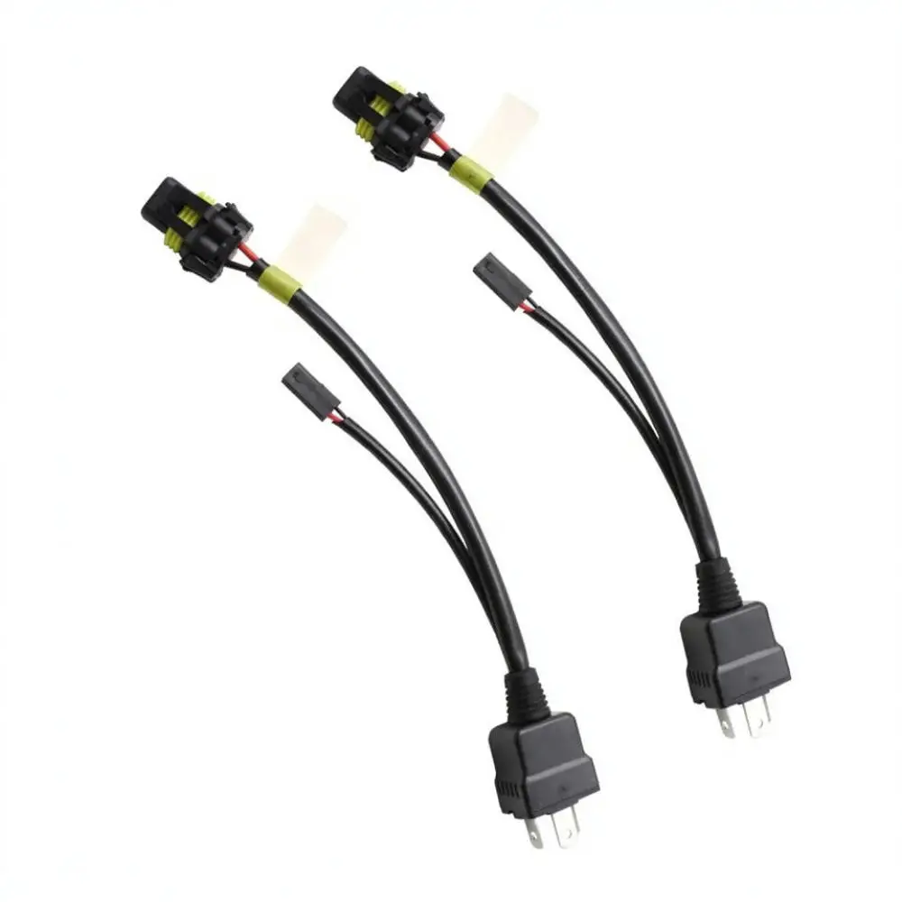 High Quality 12V H4 HID Wiring Harness For DAO Xenon Headlamps Bi Xenon Control Relay Automotive Lighting Connector Cable