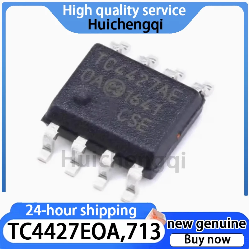 2PCS Original Genuine TC4427EOA, 713 SOIC-8 MOSFET Driver IC Chip