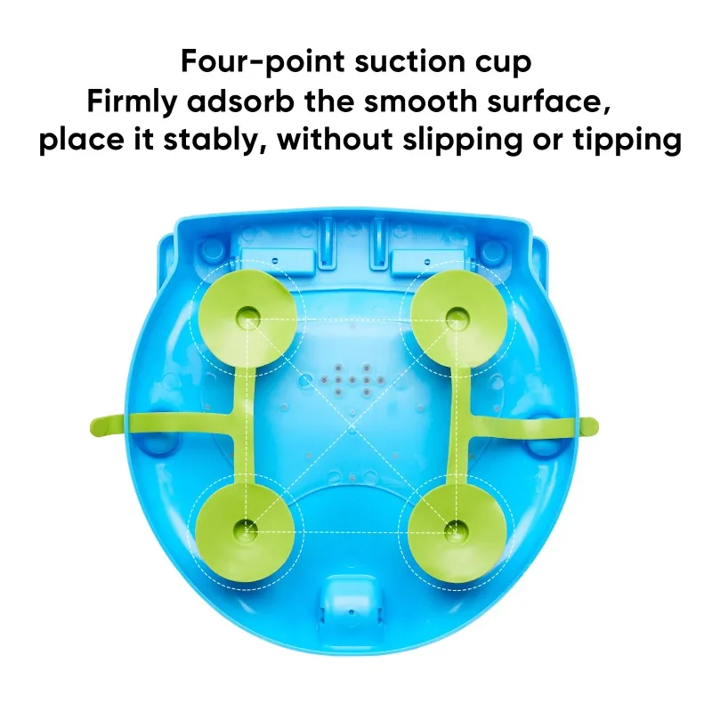 Baby Foldable Bath Seat for Tub Sit Up Infant Toddler Bathtub Seat Safety Baby Shower Chair Bath Tub Seater with Suction Cups view 4